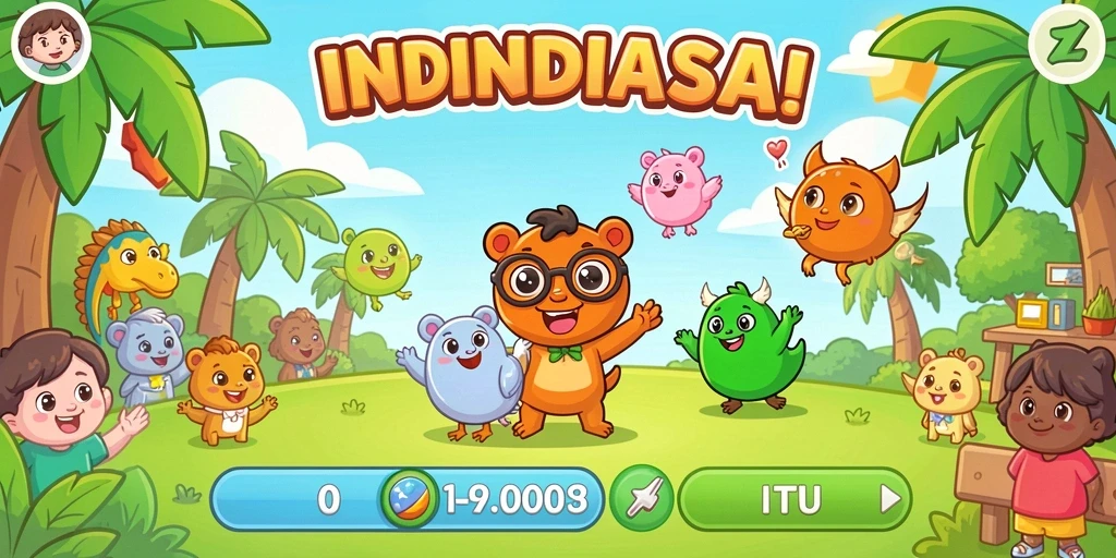 Tampilan awal game yang memikat dan interaktif.
