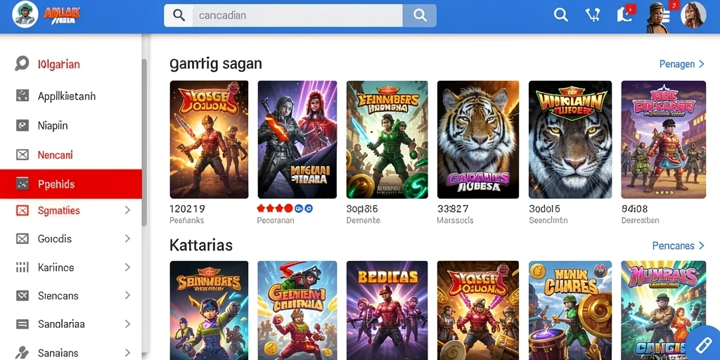 Tampilan antarmuka yang ramah pengguna.