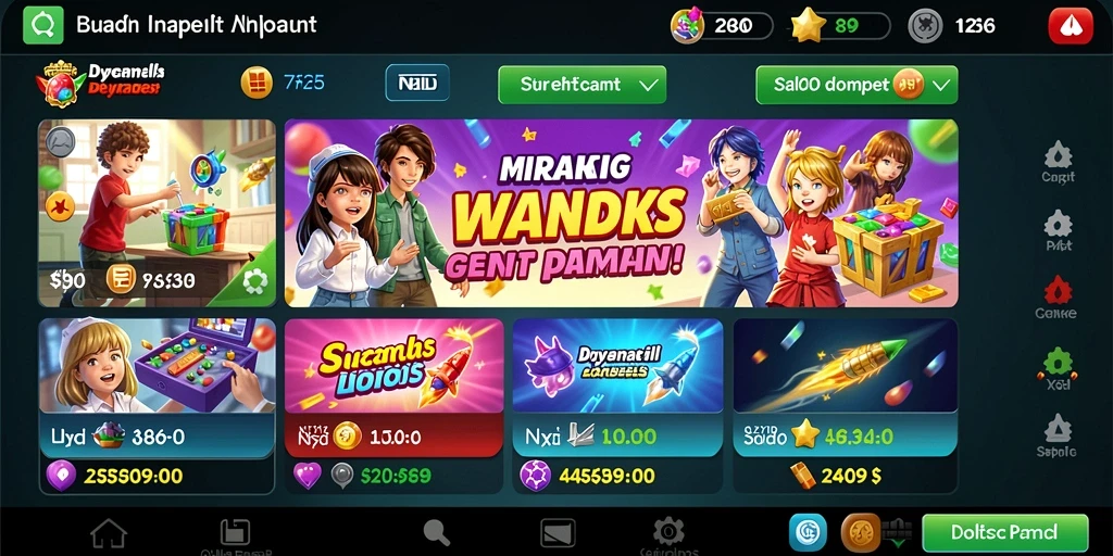 Tampilan antarmuka yang menarik dan user-friendly.