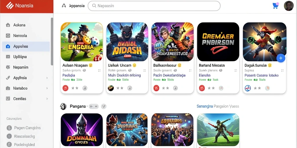 Tampilan awal yang menarik dan mudah dipahami.