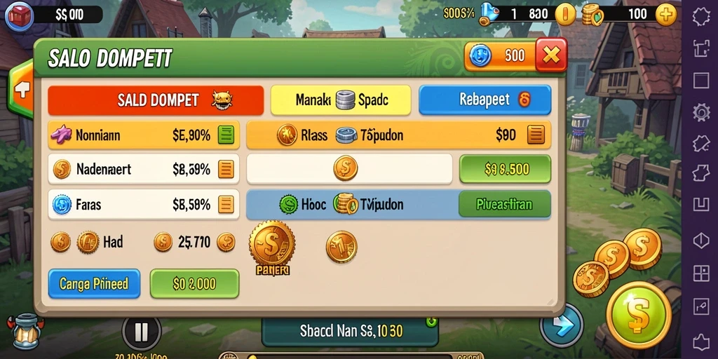 Tampilan utama GAMERP yang menarik dan mudah dinavigasi.