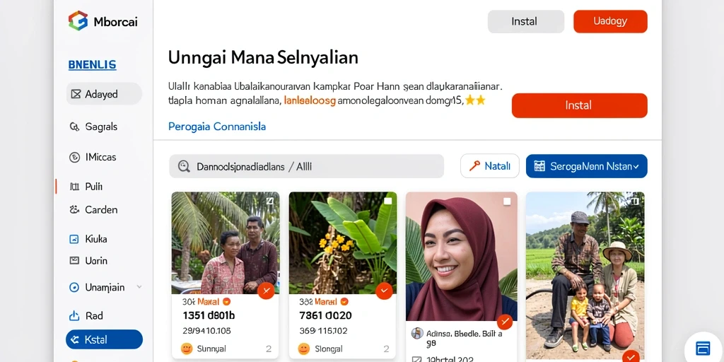 Tampilan antarmuka yang menarik dan user-friendly.