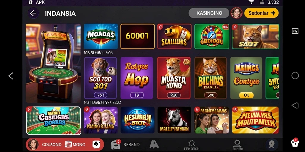 Tampilan utama MAWARSLOT dengan pilihan permainan yang beragam.