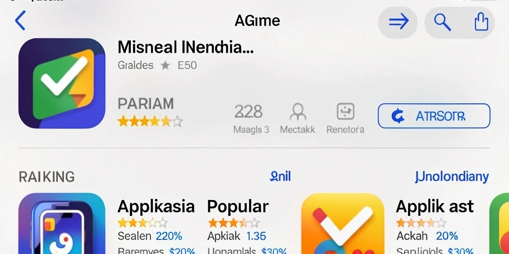 Tampilan awal yang menarik dan intuitif.
