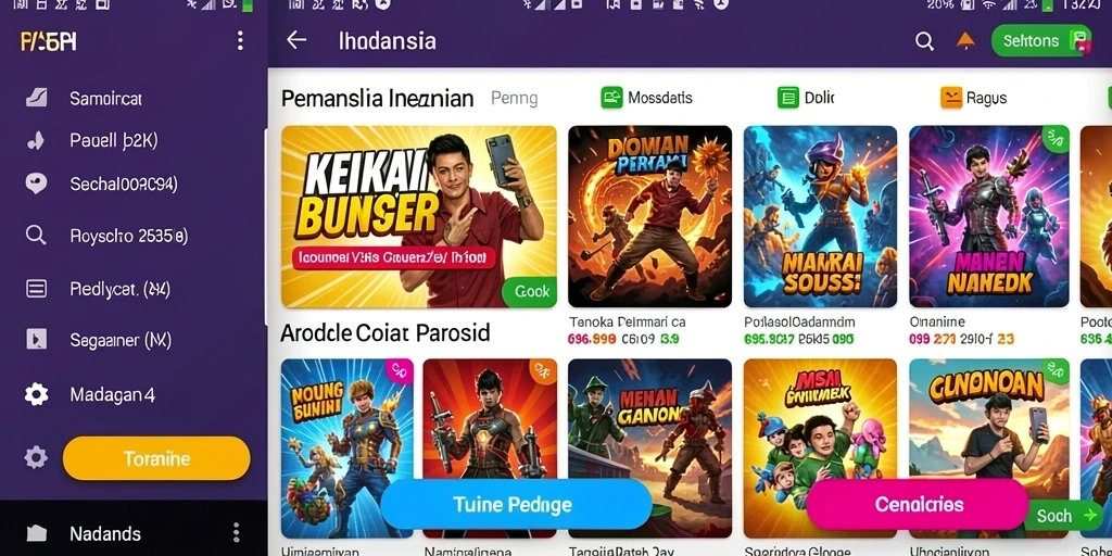 Tampilan antarmuka yang menarik dan mudah digunakan.