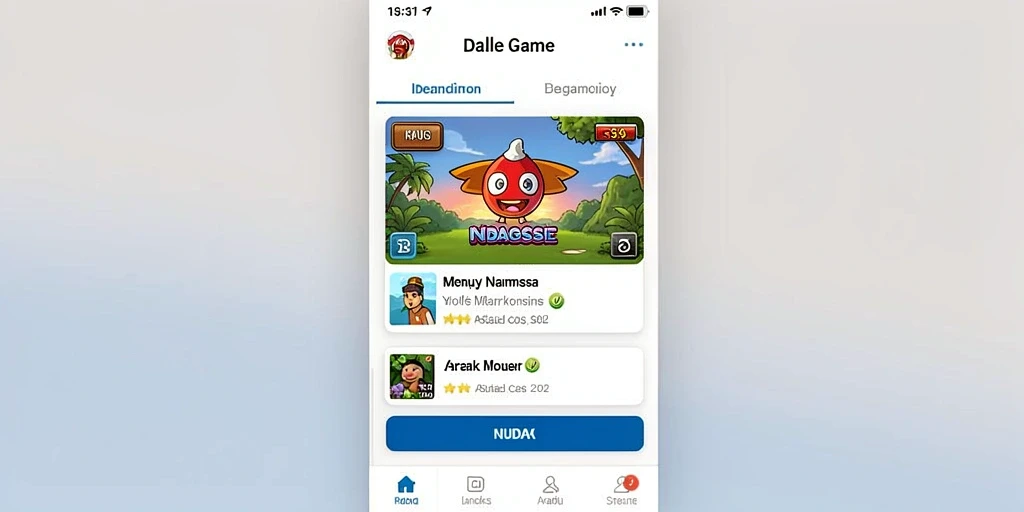 Tampilan awal game NAGAWIN yang menawan.