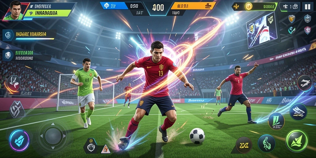 Gambar karakter utama dalam petualangan seru.