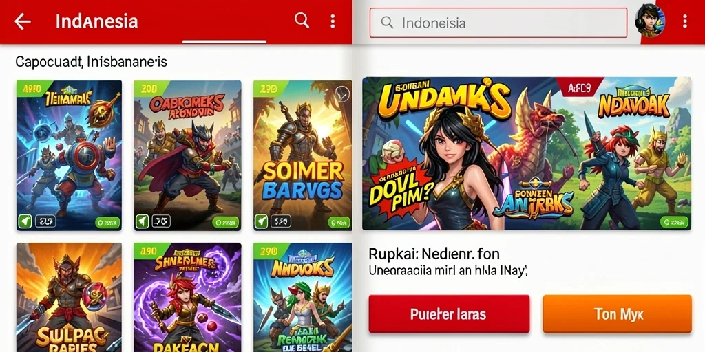 Tampilan menarik dengan grafis yang memukau.