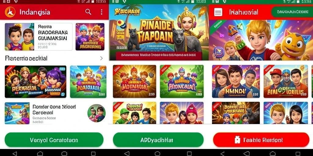 Screenshot aplikasi SLOT6000 menampilkan antarmuka yang menarik.