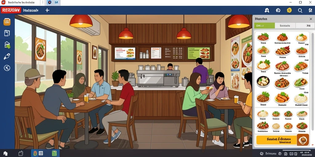 Tampilan antarmuka yang menarik dan user-friendly.