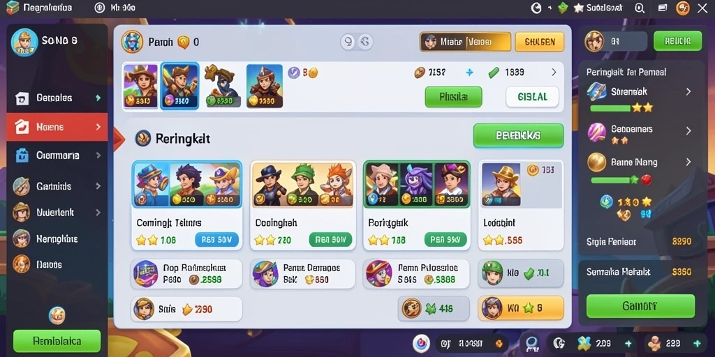 Screenshot aplikasi TMOKWIN menampilkan antarmuka yang menarik.